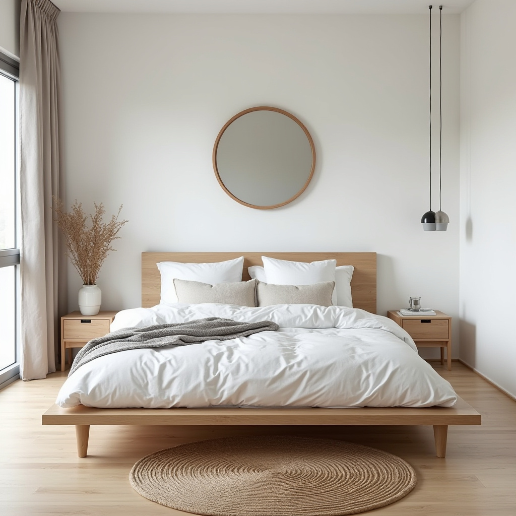 scandinavian small bedroom 27