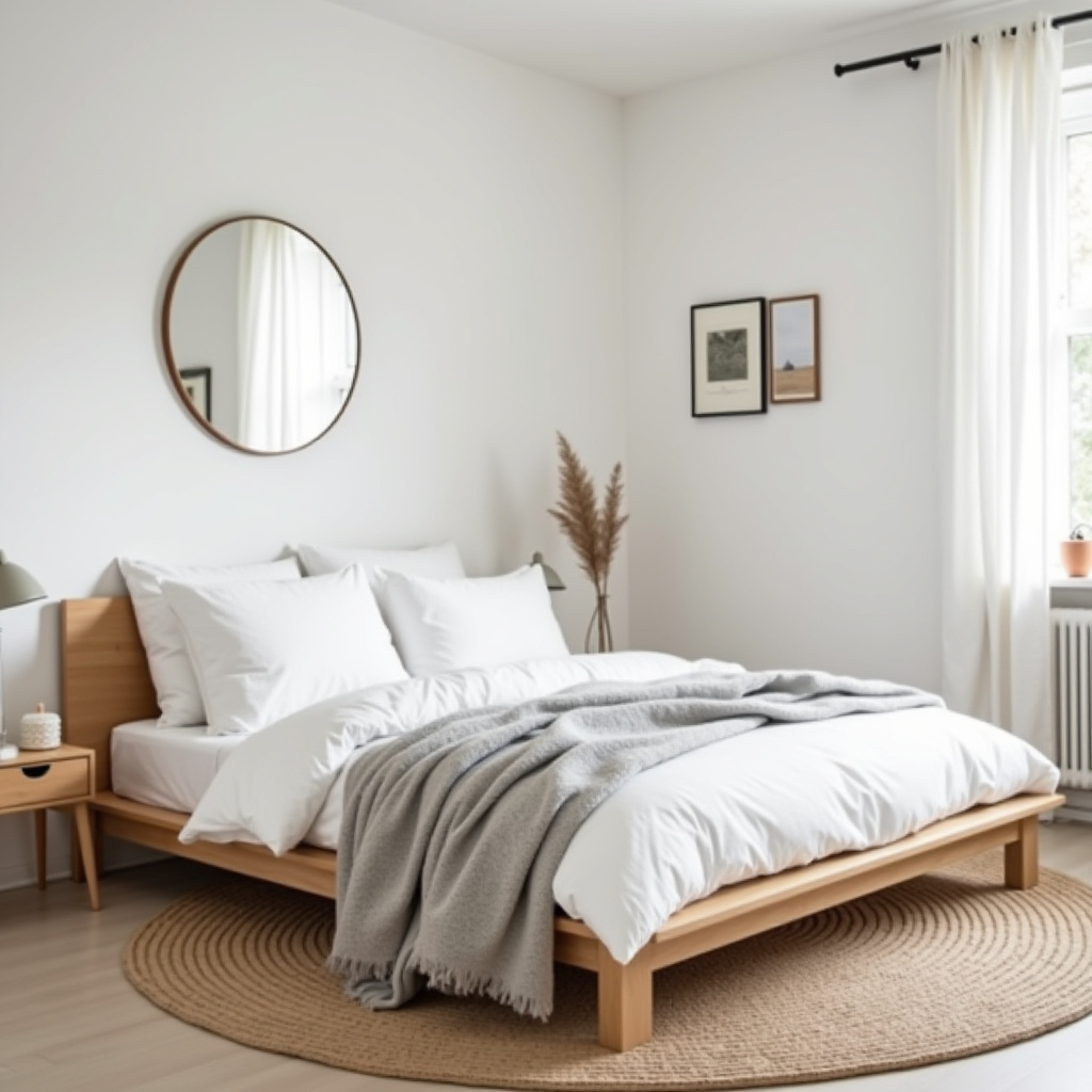 scandinavian small bedroom 28