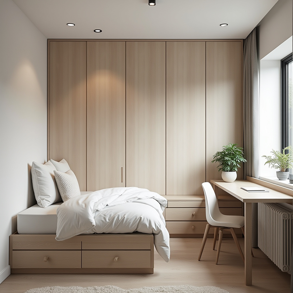 scandinavian small bedroom 3
