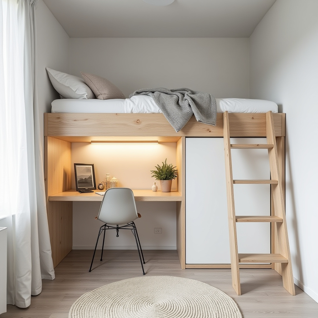 scandinavian small bedroom 40