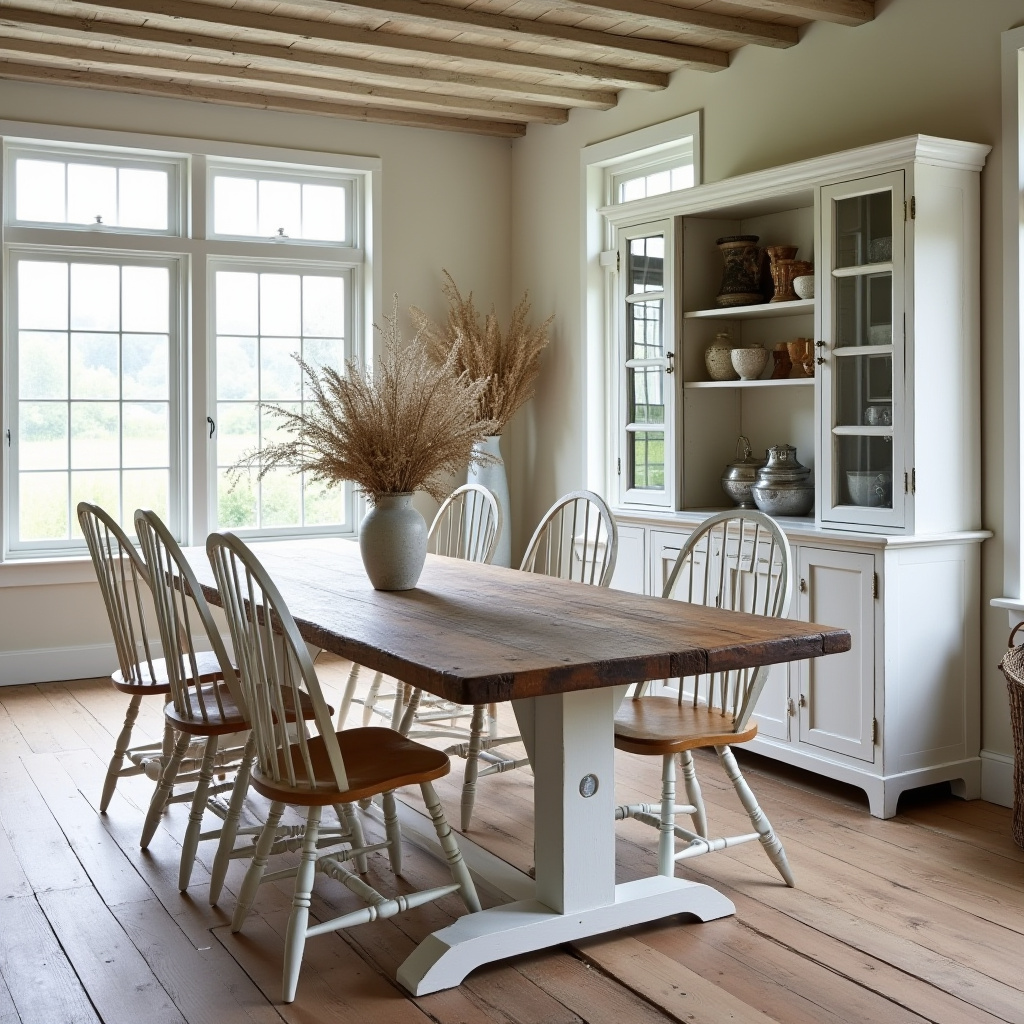 shabby chic dining room 11