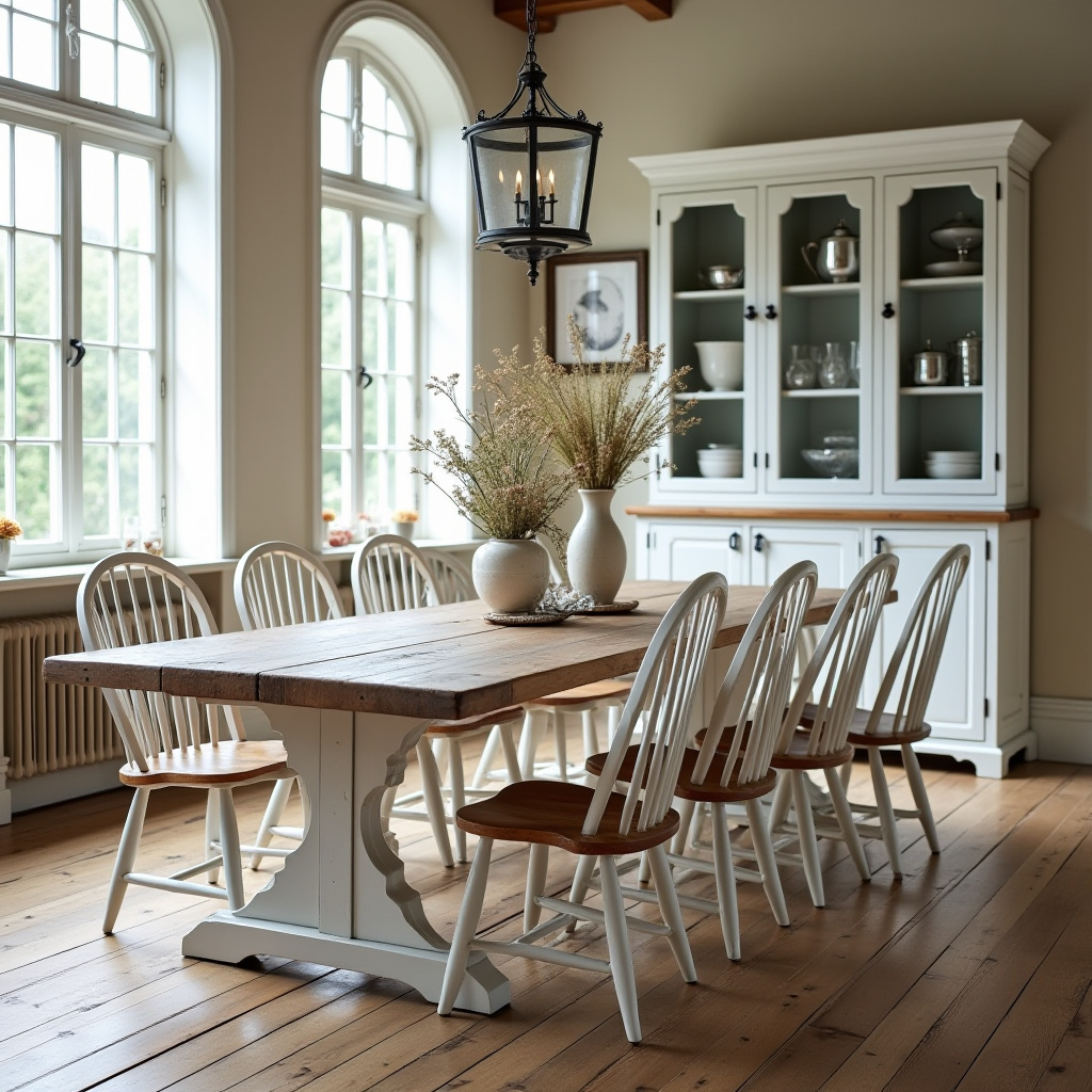 shabby chic dining room 12