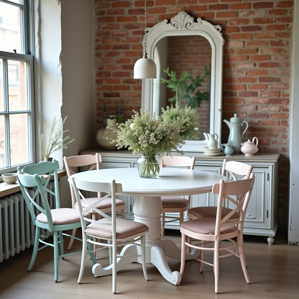 shabby chic dining room 13