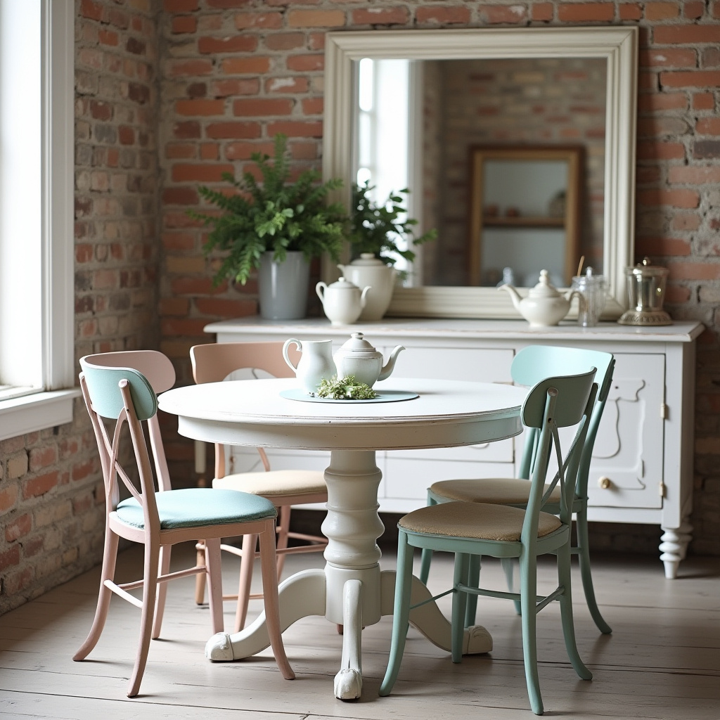 shabby chic dining room 14