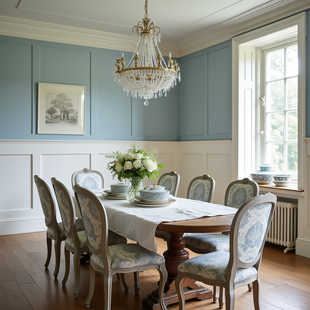 shabby chic dining room 15