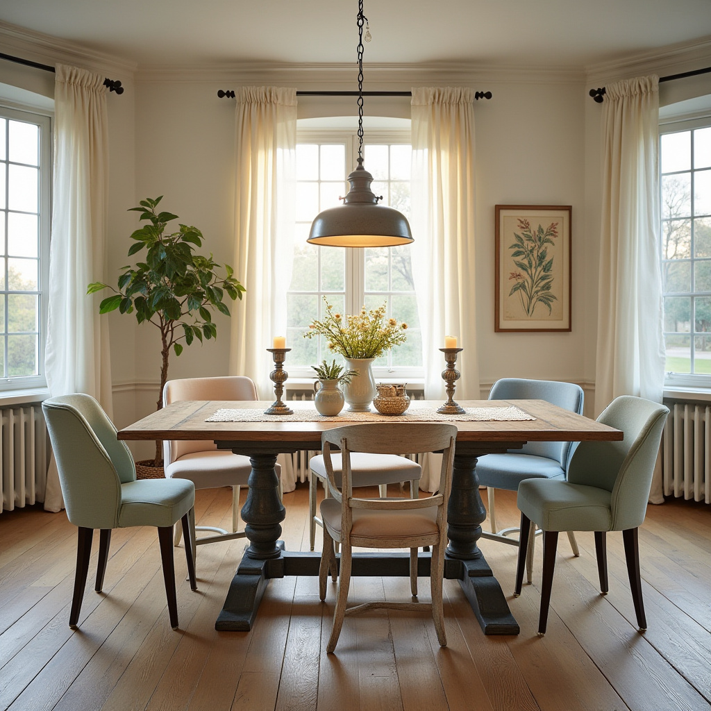 shabby chic dining room 17