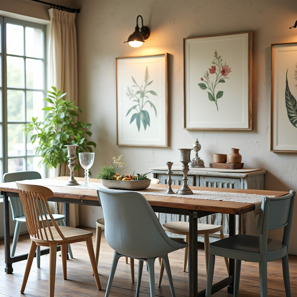 shabby chic dining room 18
