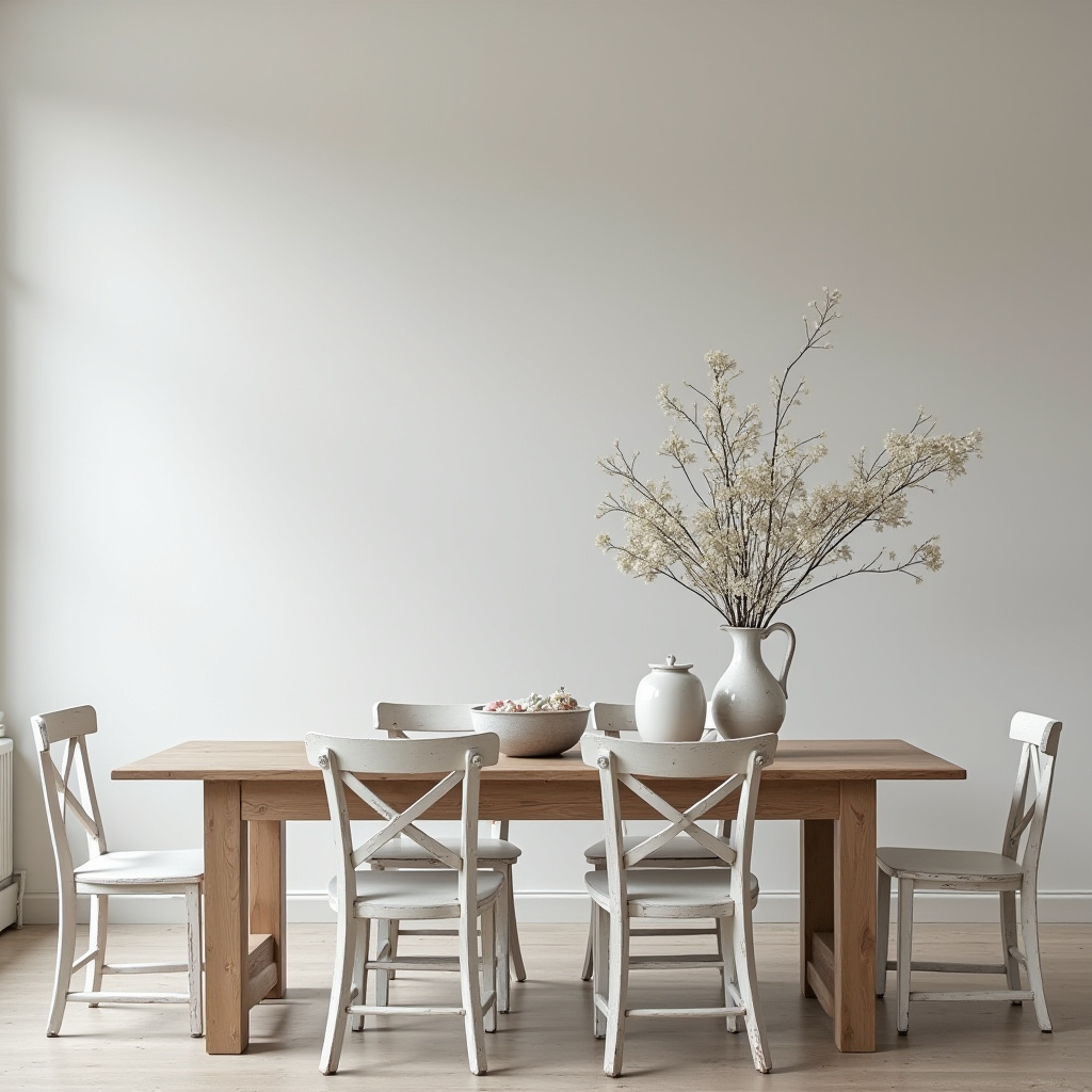 shabby chic dining room 19