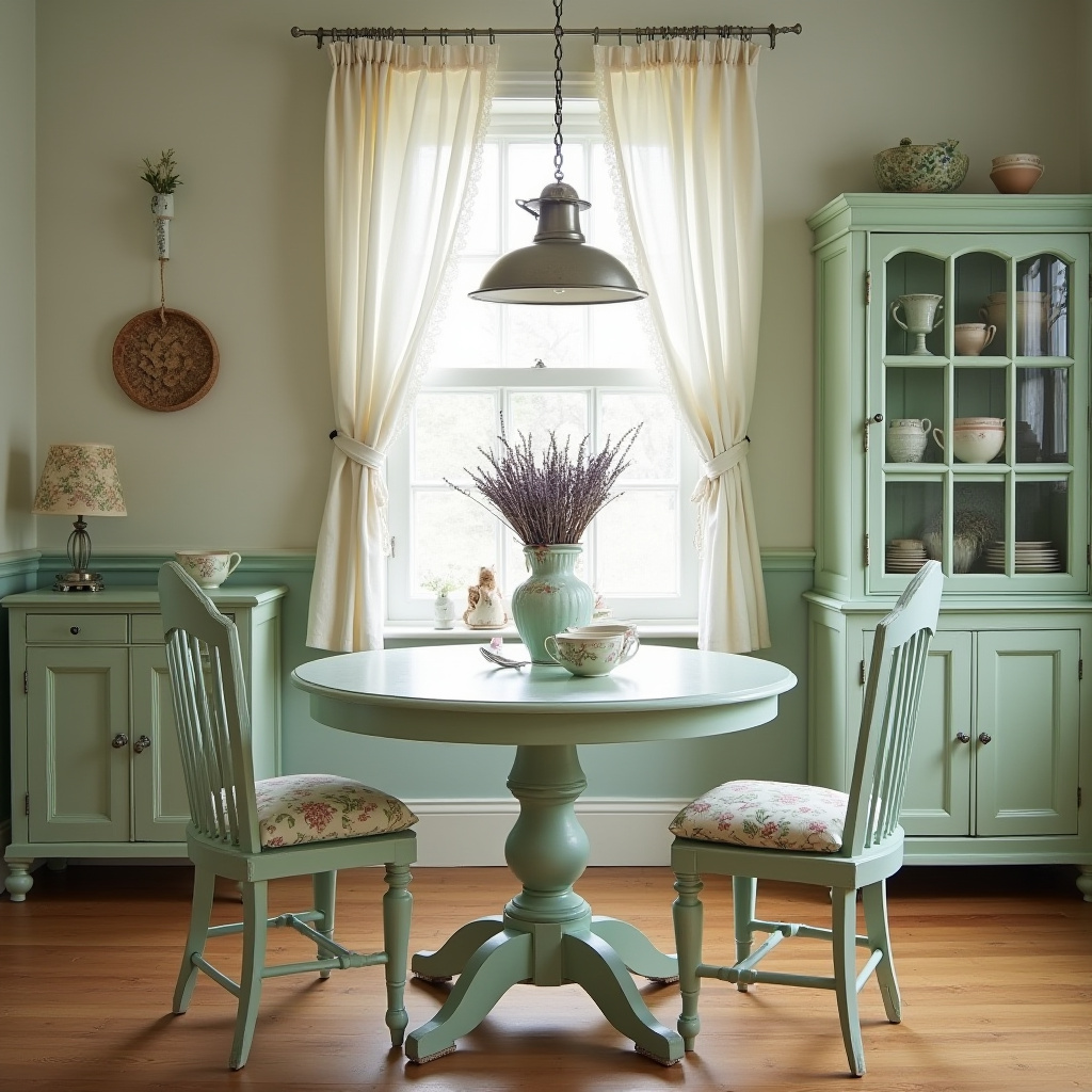 shabby chic dining room 21