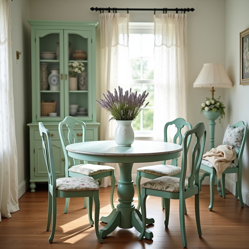 shabby chic dining room 22