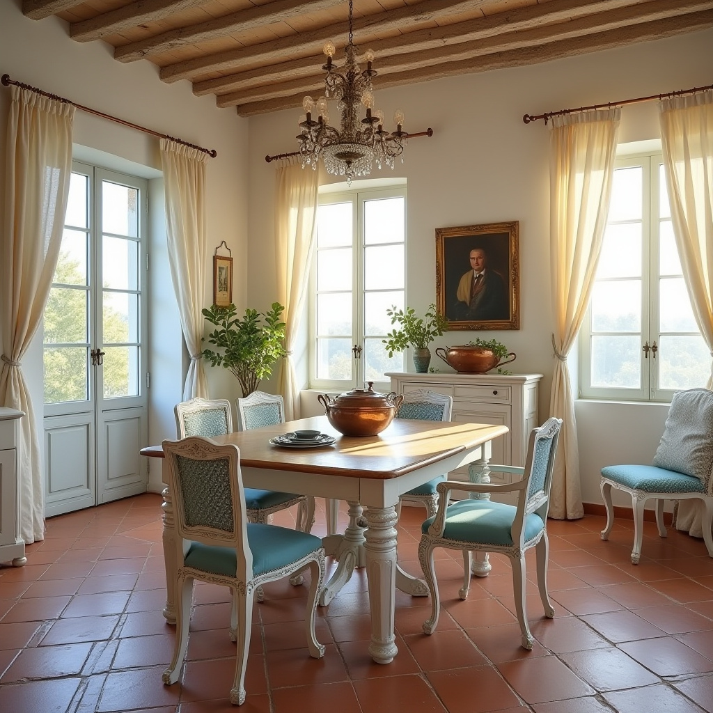 shabby chic dining room 27