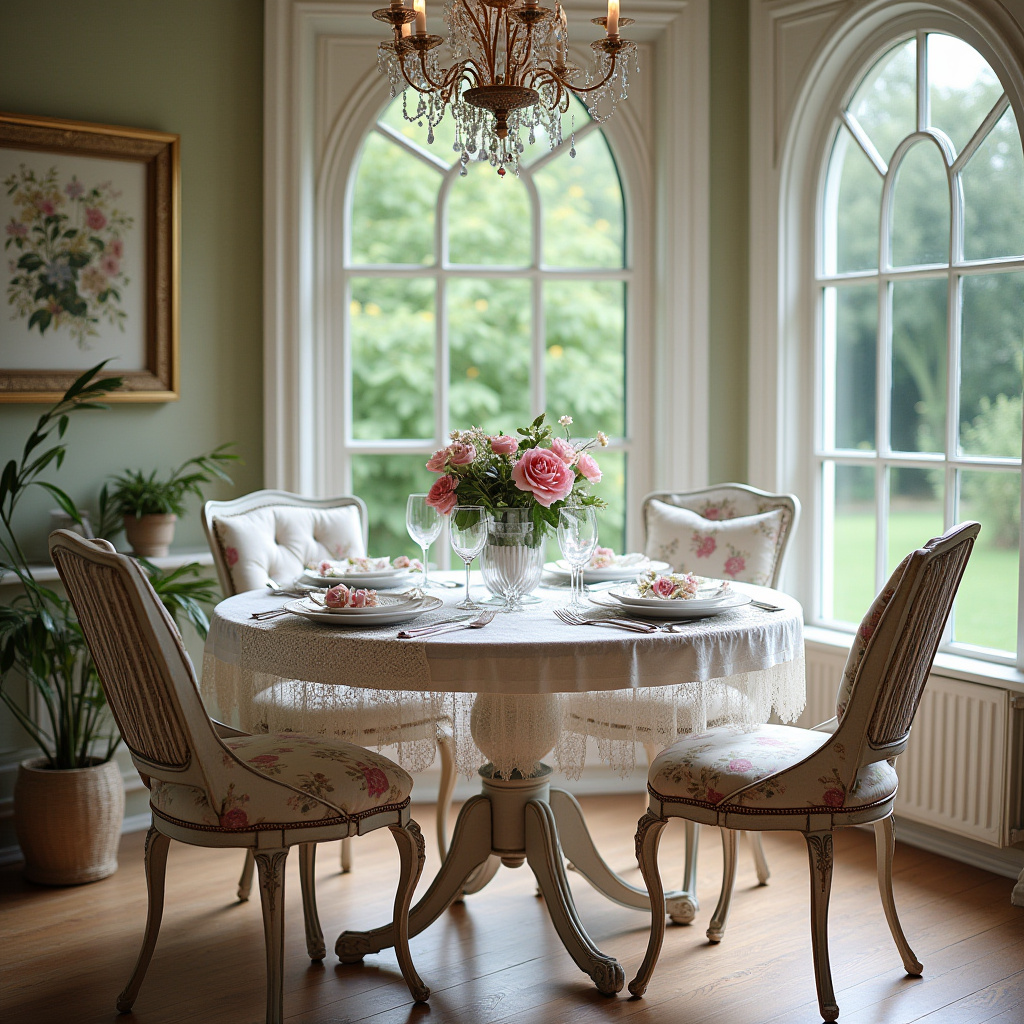 shabby chic dining room 31