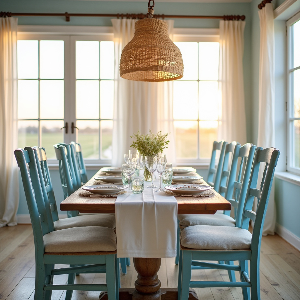 shabby chic dining room 35