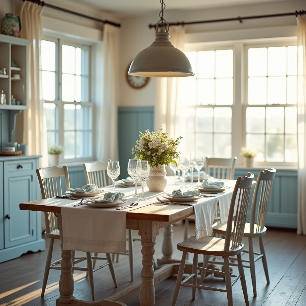 shabby chic dining room 36