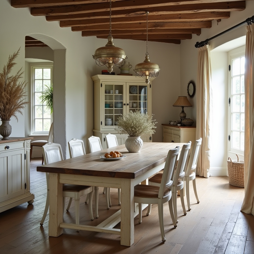 shabby chic dining room 37