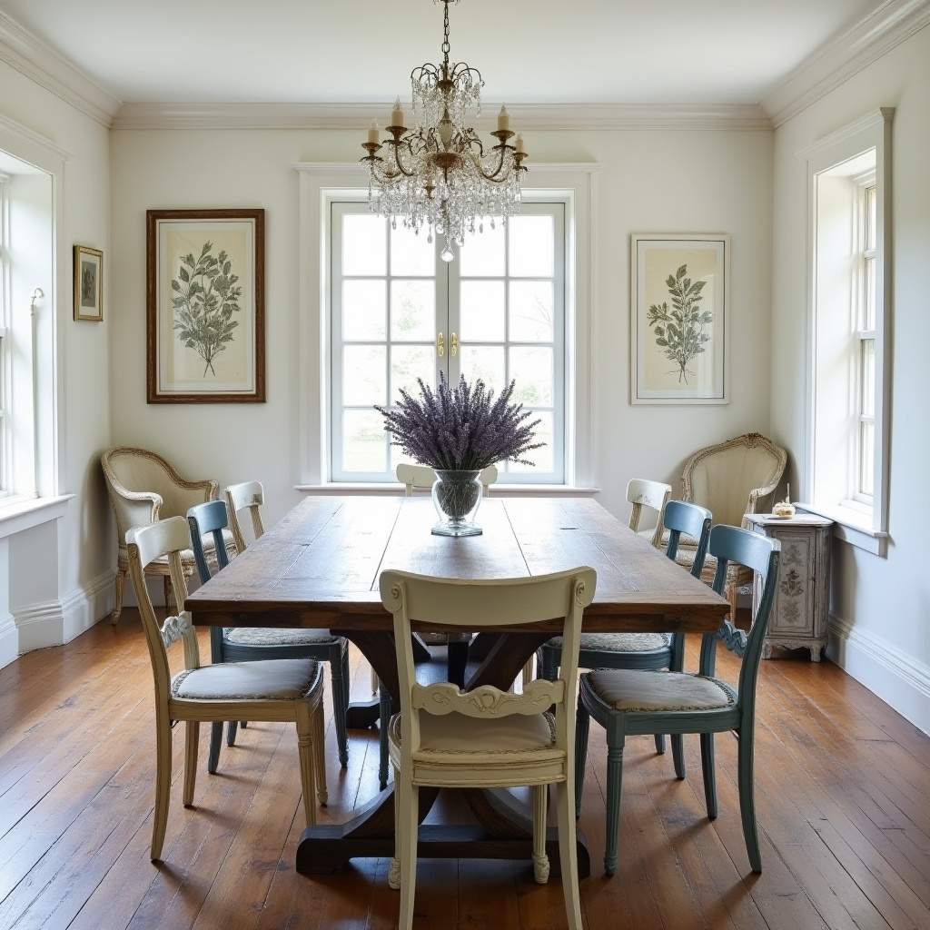 shabby chic dining room 5