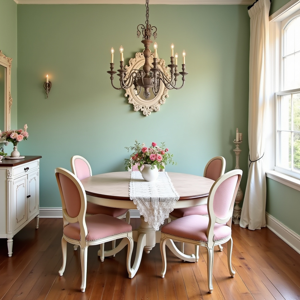 shabby chic dining room 9