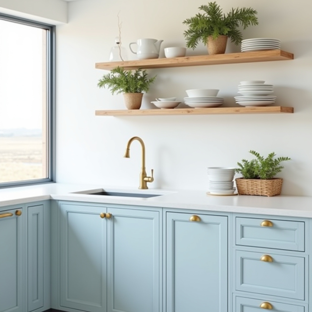 single wall kitchen ideas 14