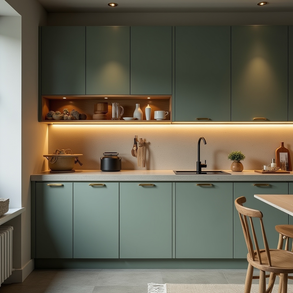single wall kitchen ideas 4