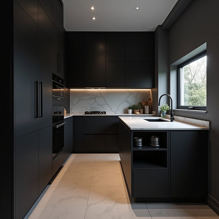 small black kitchen ideas 1