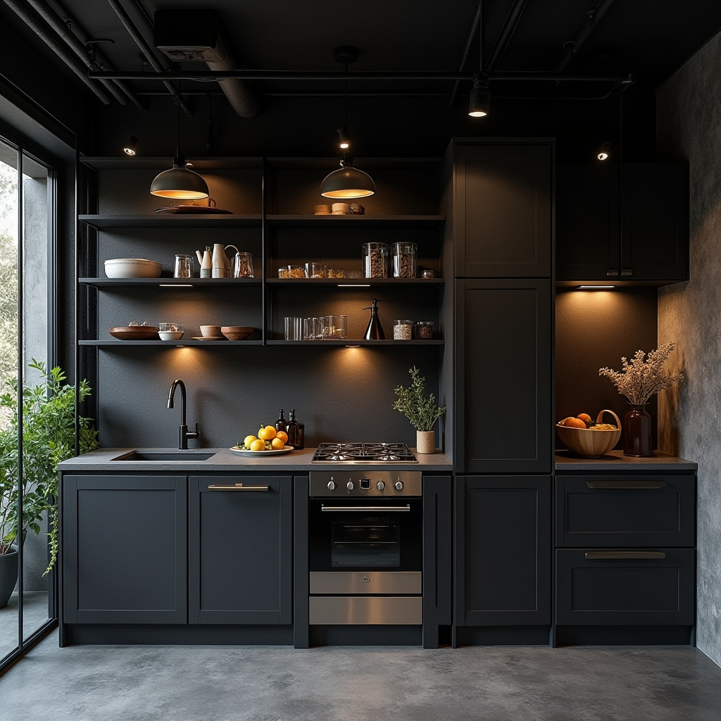 small black kitchen ideas 13