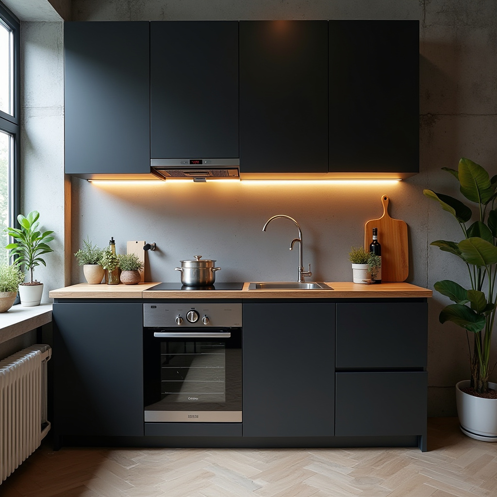small black kitchen ideas 19