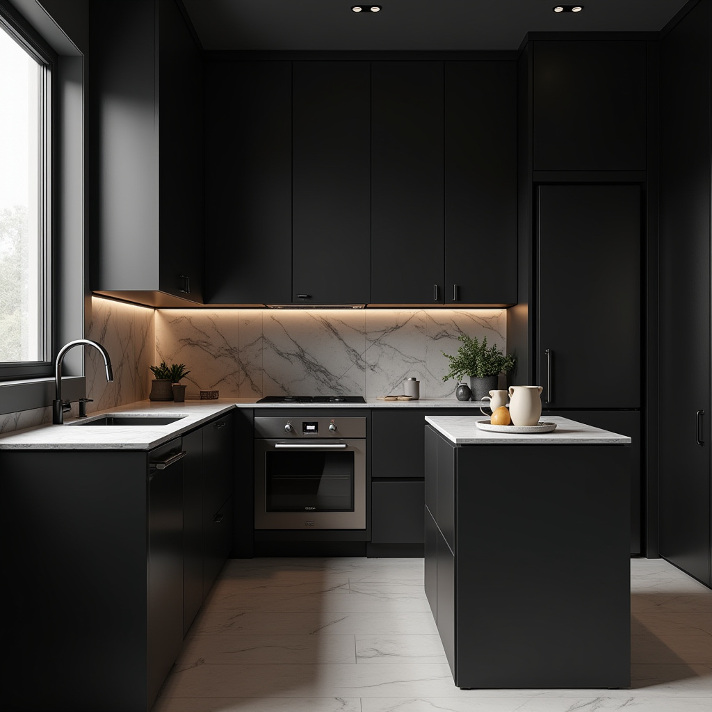 small black kitchen ideas 2