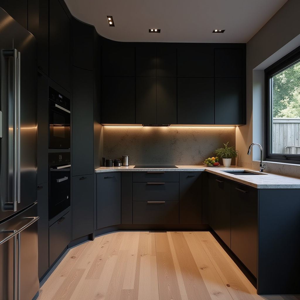 small black kitchen ideas 24