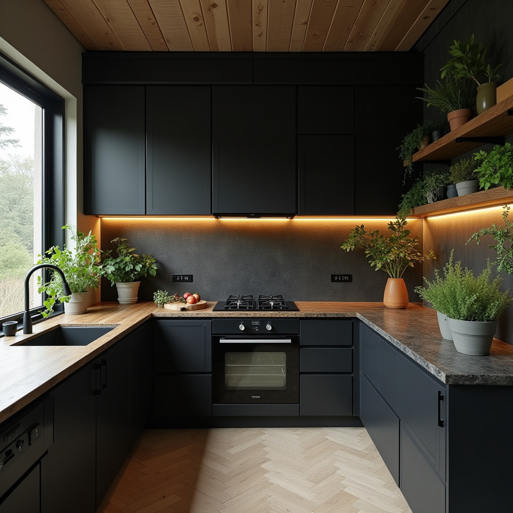 small black kitchen ideas 26