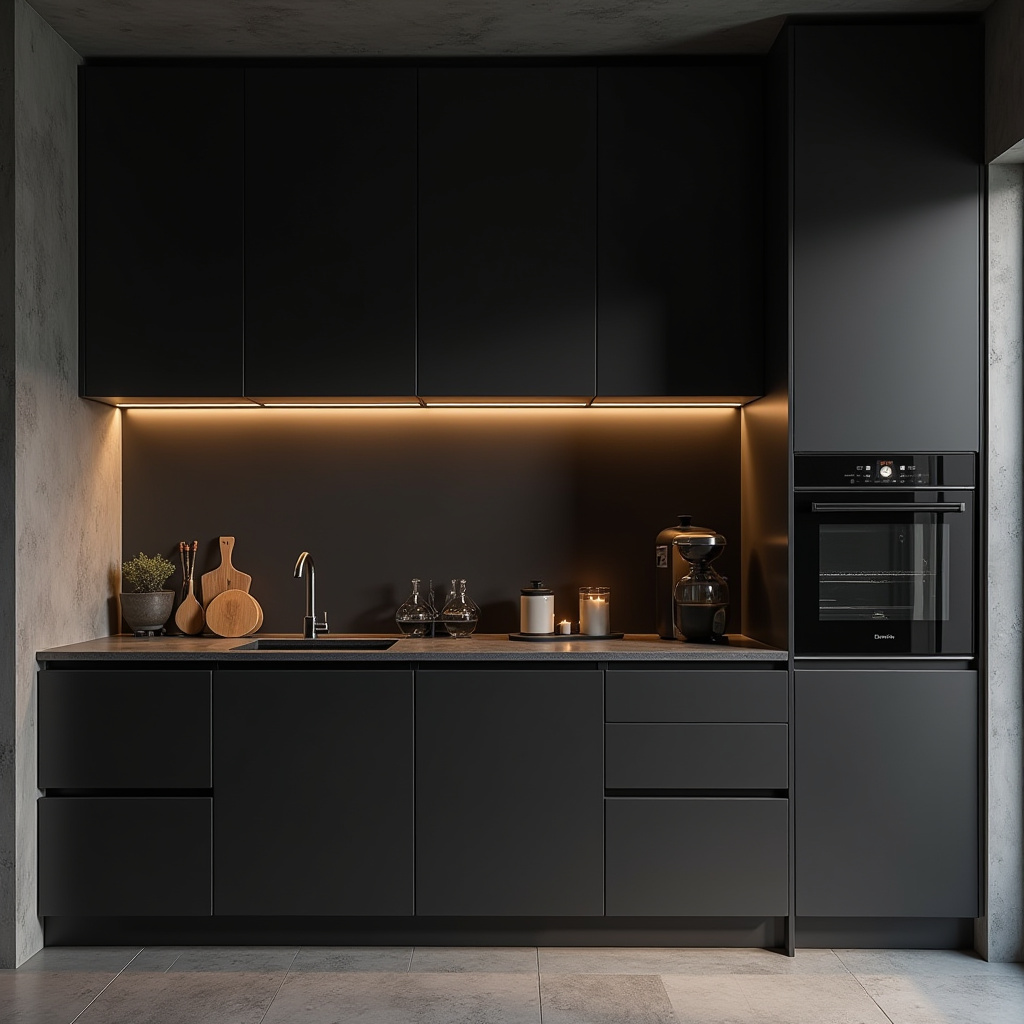 small black kitchen ideas 27