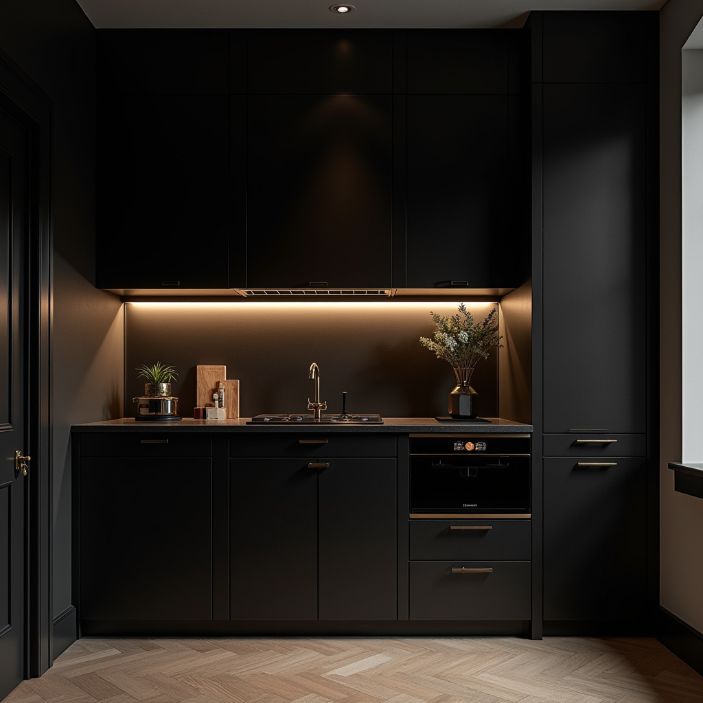 small black kitchen ideas 29