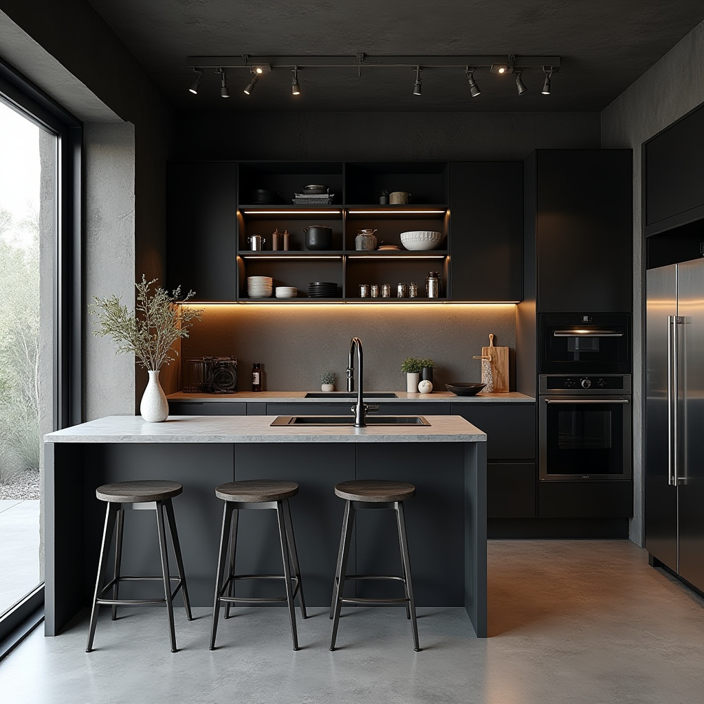 small black kitchen ideas 3