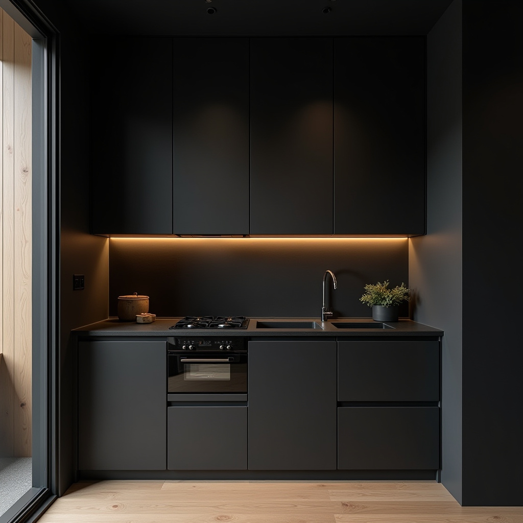 small black kitchen ideas 31