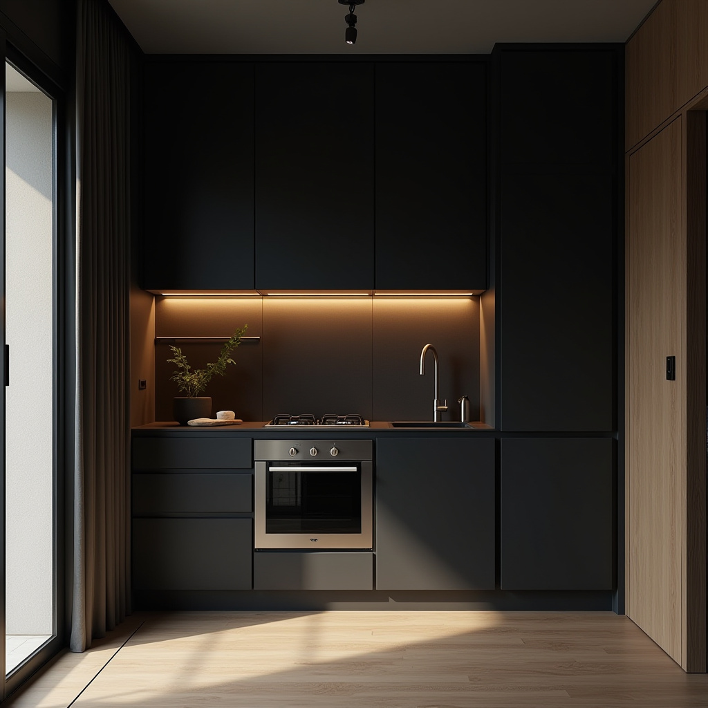small black kitchen ideas 32