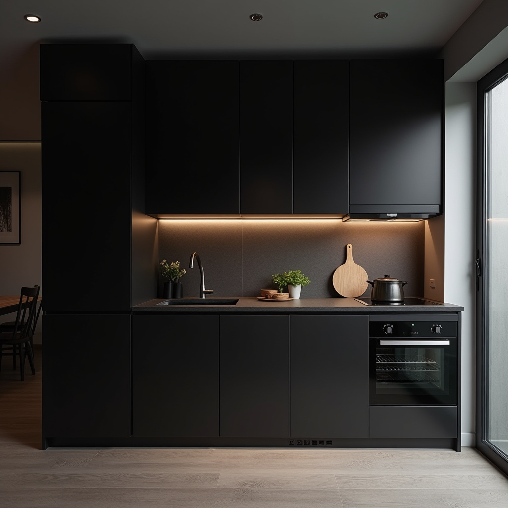 small black kitchen ideas 33