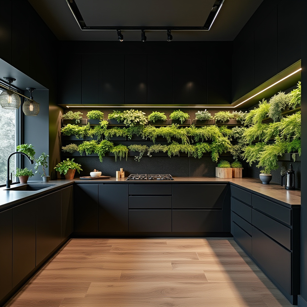 small black kitchen ideas 37