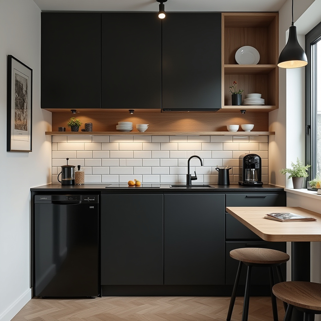 small black kitchen ideas 6