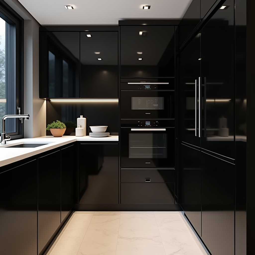 small black kitchen ideas 7