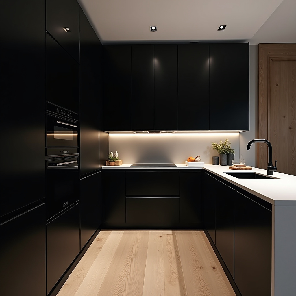 small black kitchen ideas 8