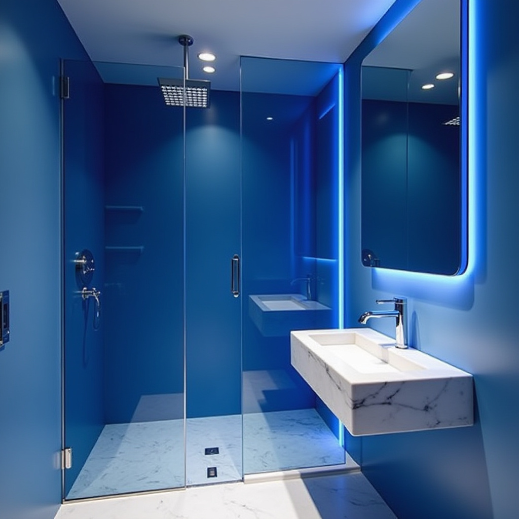 small blue bathroom 12