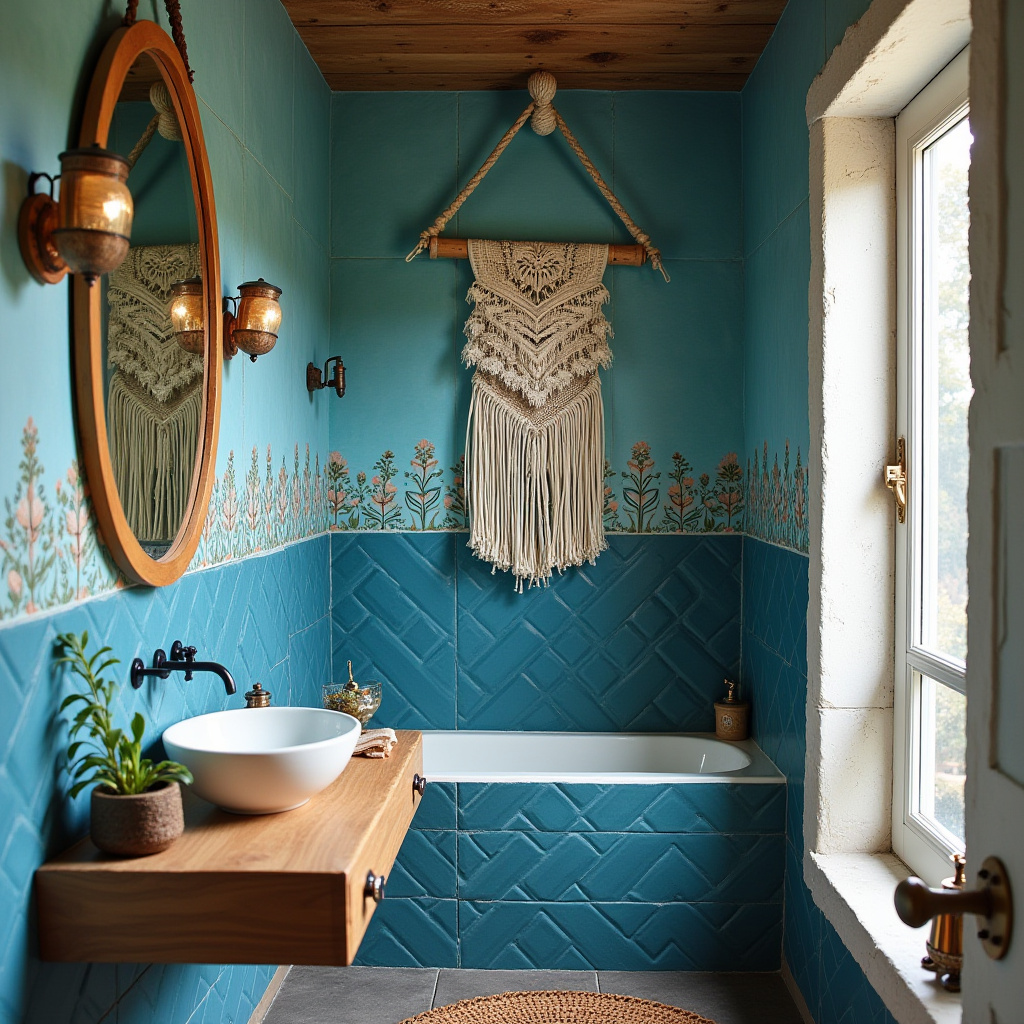 small blue bathroom 13
