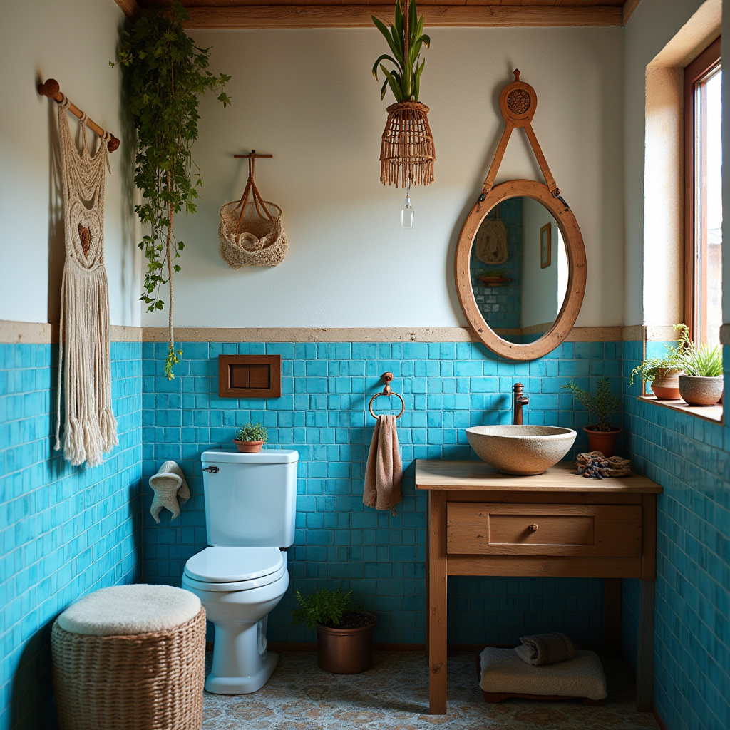 small blue bathroom 14