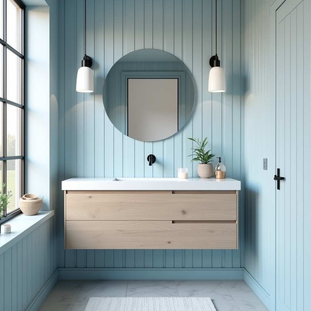 small blue bathroom 15