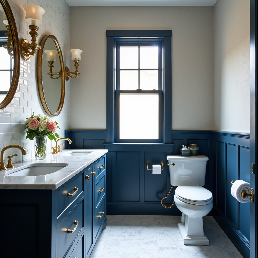 small blue bathroom 17