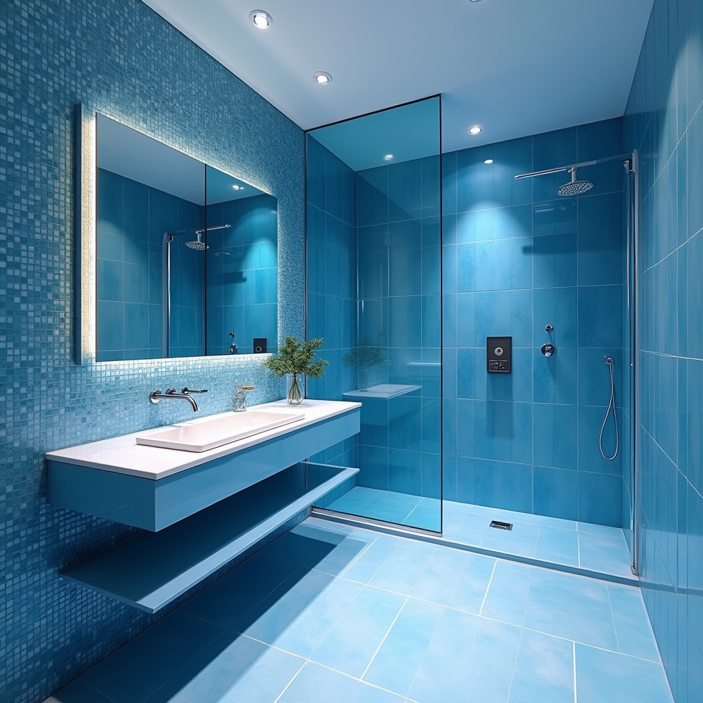 small blue bathroom 20