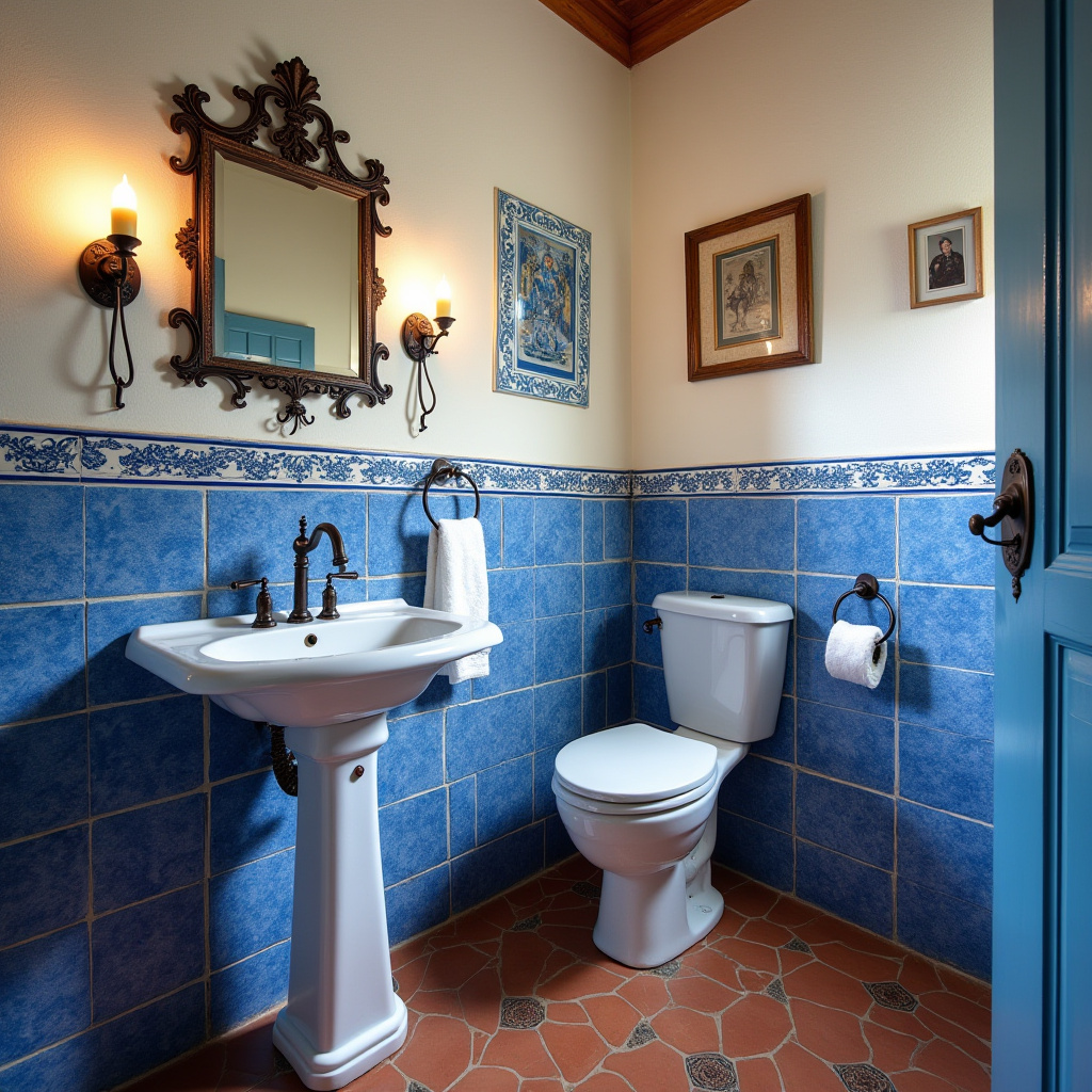 small blue bathroom 22