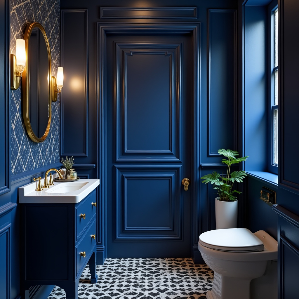 small blue bathroom 26