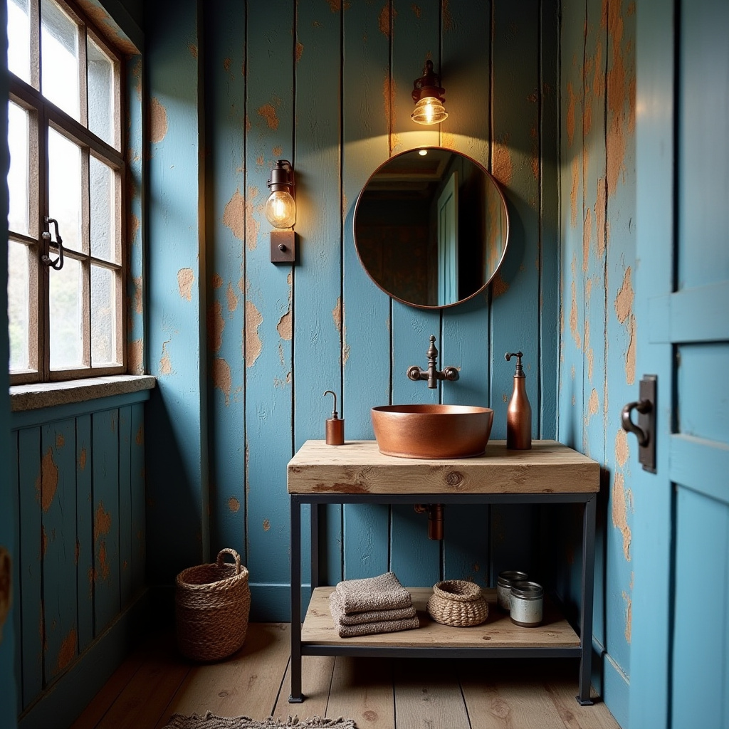 small blue bathroom 27