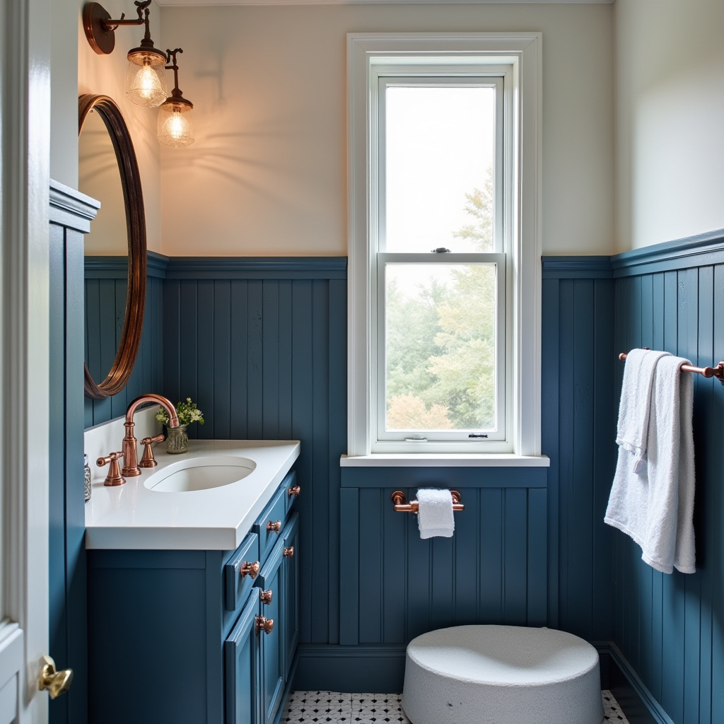 small blue bathroom 36