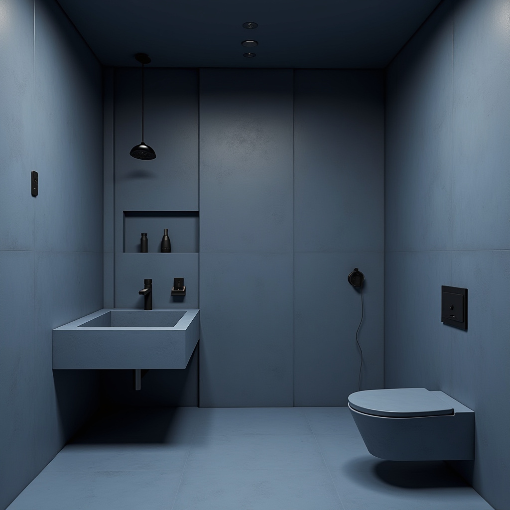 small blue bathroom 40